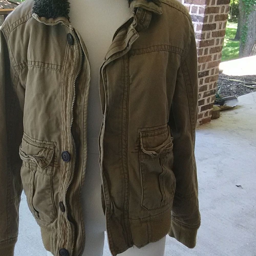 Aeropostale xs/tp brown winter jacket